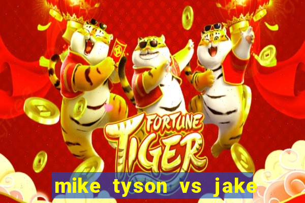 mike tyson vs jake paul assistir online